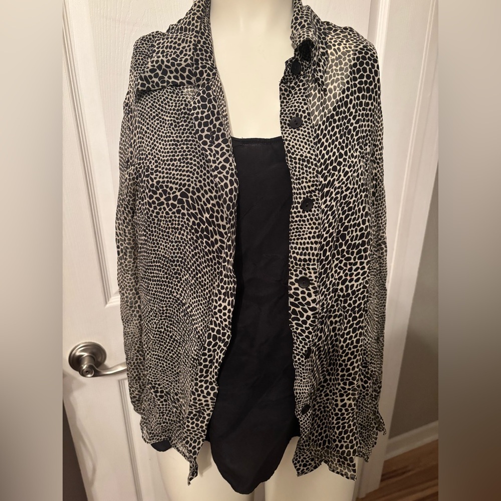 New York City design Co. silk blouse M/L